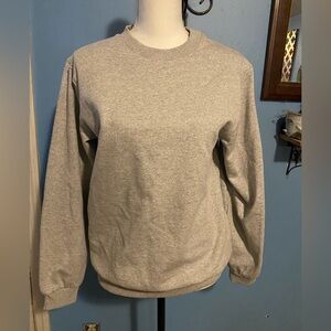 Hudson North, Gray, Crew Neck, Sweatshirt